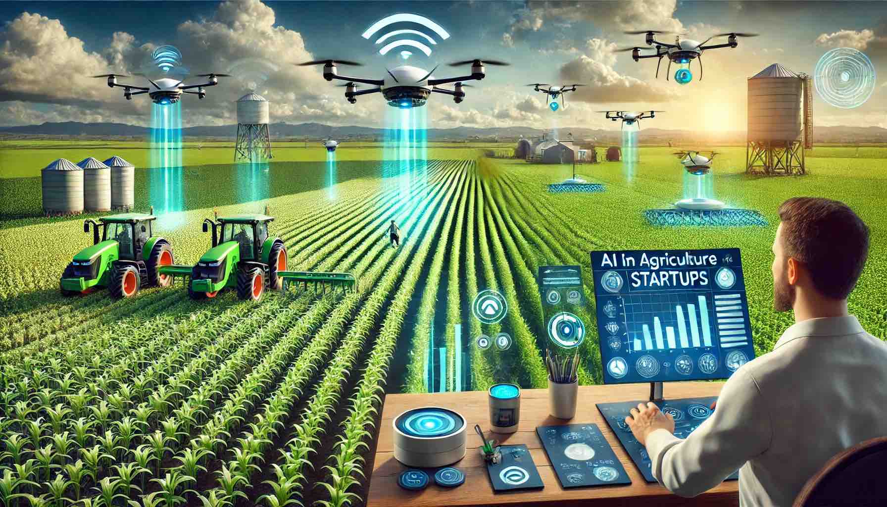 List of Top AI in Agriculture Startups in London, UK, Europe, Asia, India, USA, and China